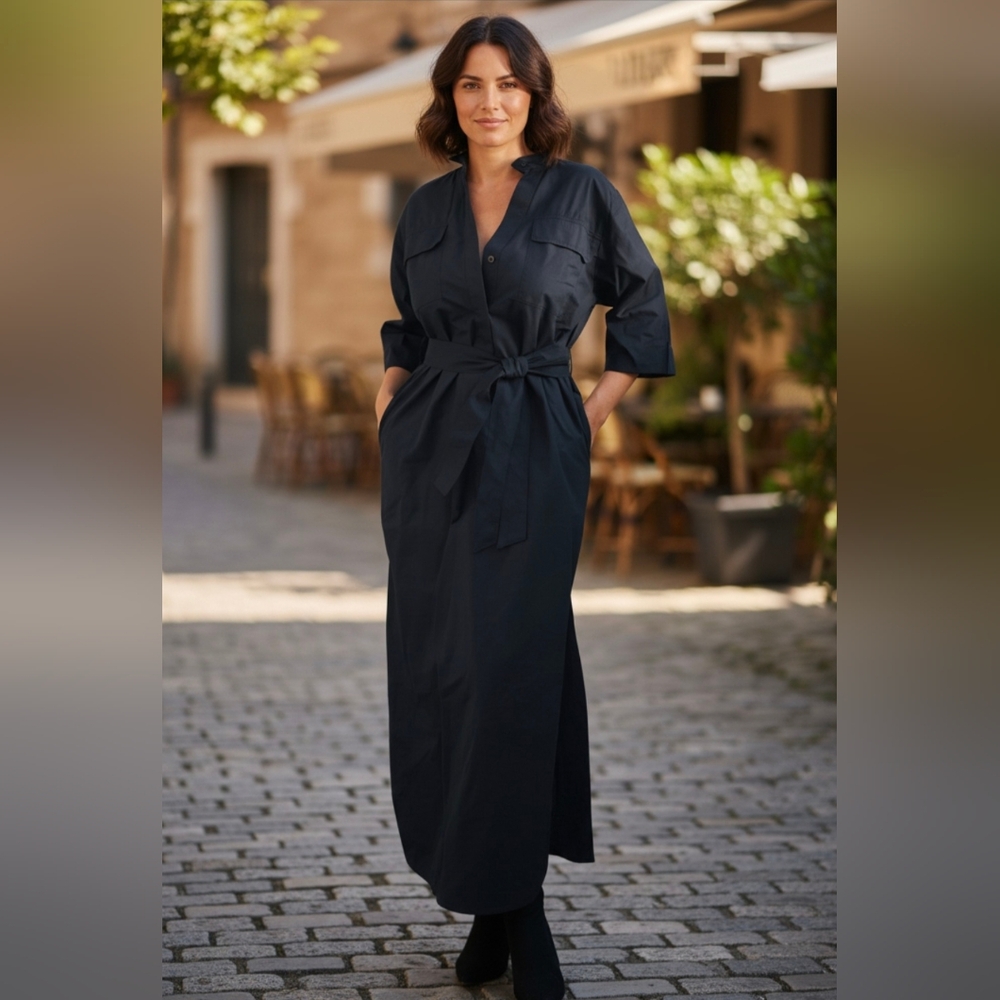 Banana Republic Black Maxi Dress